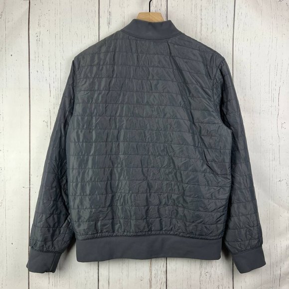 George Small (34-36) Bomber Lightweight Puffer‎ Jacket Gray Men 100% Polyester - Picture 6 of 9